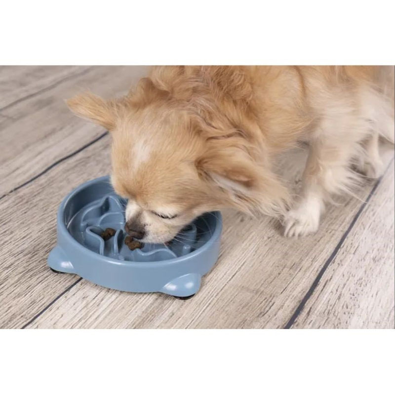 Кръгла купа за бавно хранене за лакоми кучета – Flamingo SLOW FEEDER BENO 300 ml 16 x 16 x 3,5 см  800мл. 2