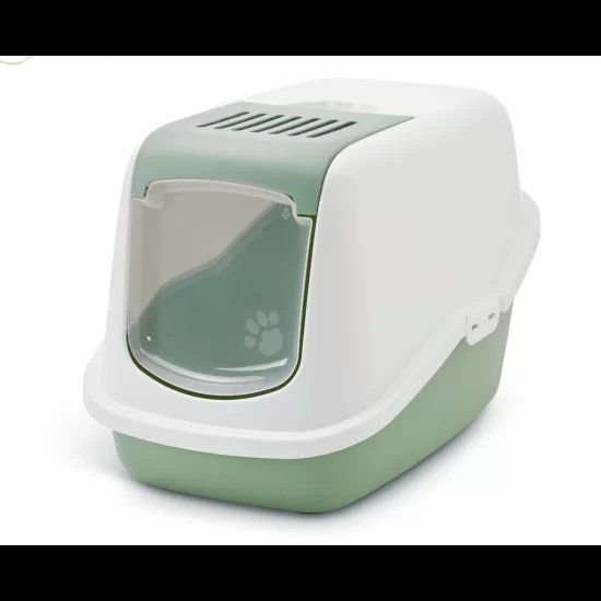Кот. тоалетна къща Nestor 56х39х38.5 бяло/пастелно зелено