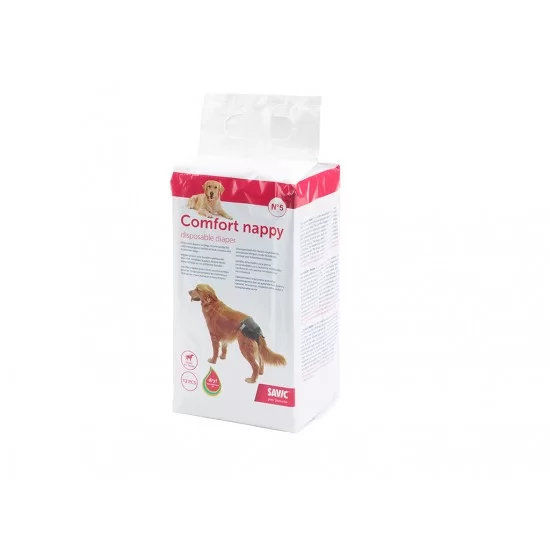 Памперс за куче Savic, T5, 42-52см, 12бр