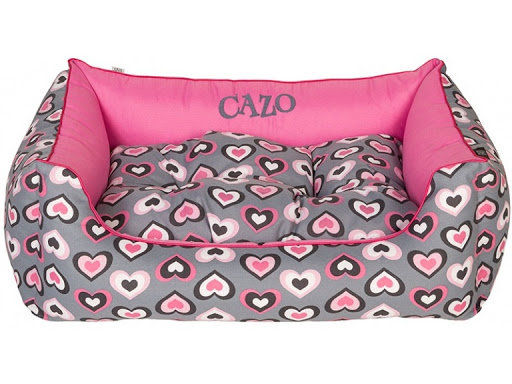 CAZO Soft Bed Heartbeat – меко легло за кучета в розов цвят 75 x 60 см.