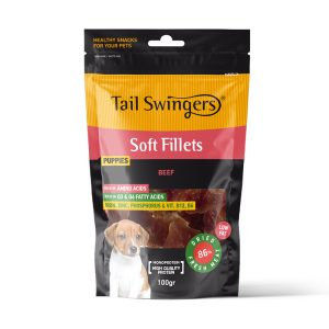 Дентално лакомство за куче TAIL SWINGERS Dental Twists Peach