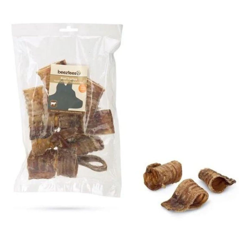 Лакомство за куче Beeztees beef trachea натурална, сушена телешка трахея 0.200 кг.