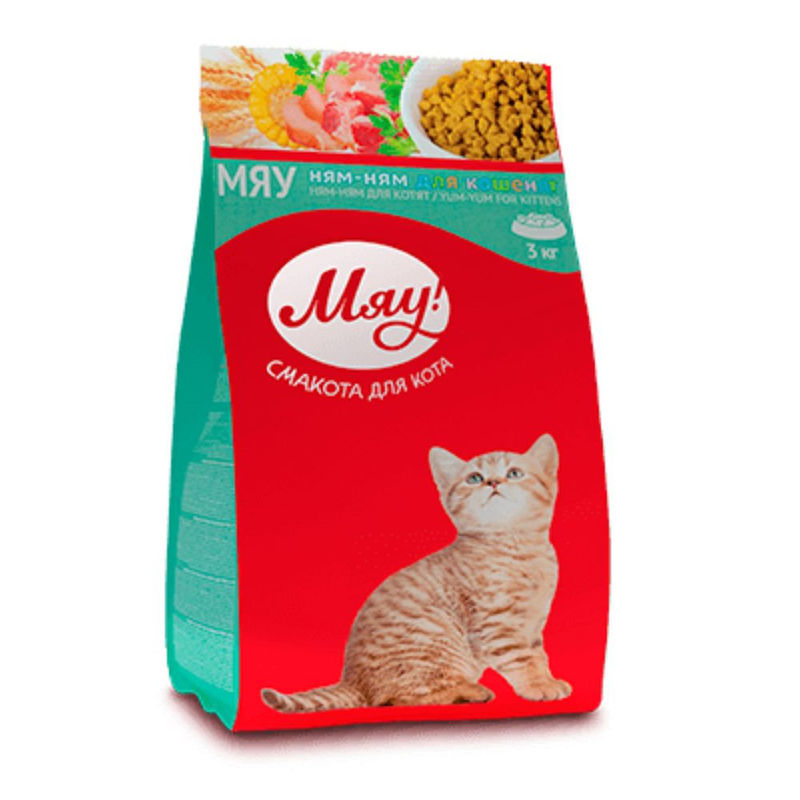 MIAU CAT KITTEN 11 КГ. СУХА ХРАНА ЗА МАЛКИ КОТЕНЦА 10