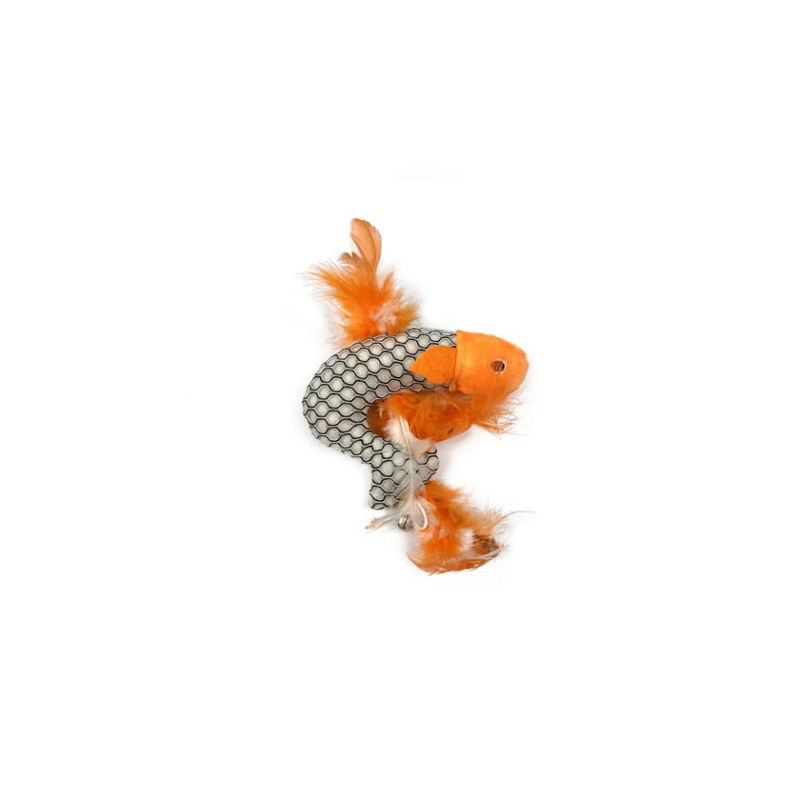 Котешка играчка рибка PET INTEREST Fishes with Feathers Silver Vine Toys 6