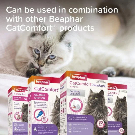 Beaphar CatComfort Calming Spot On - успокояващи капки с феромони за котки 7