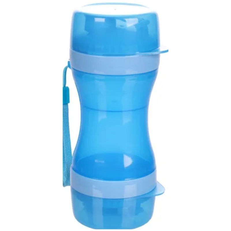 Транспортна бутилка за вода  Flamingo 2 IN 1 TRAVEL  9,5 x 8,5 x 21 см +  купа за кучета 1 бр. 2