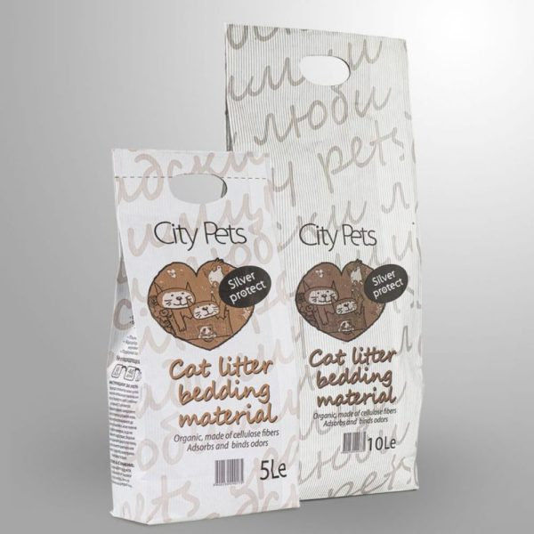 КОТЕШКА ПОСТЕЛКА CITY PETS СЪС СРЕБЪРНИ ЙОНИ 3