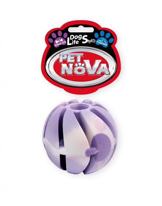 Гумена топка за лакомства PET NOVA, 5 см., плаваща M 2