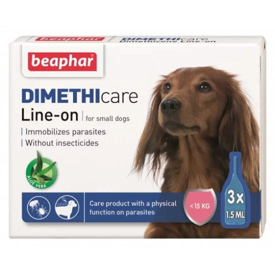 Beaphar Dimethicare спот он дребни 3х1.5мл
