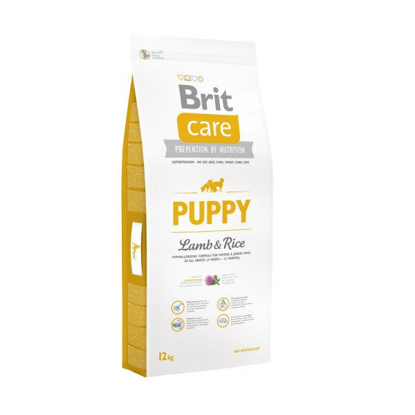 Супер премиум, хипоалергенна храна за кучета Brit Care Dog Mono Prtotein Hypoallergenic  Puppy, монопротеинна, с агнешко месо и бял трън 3 кг. 2