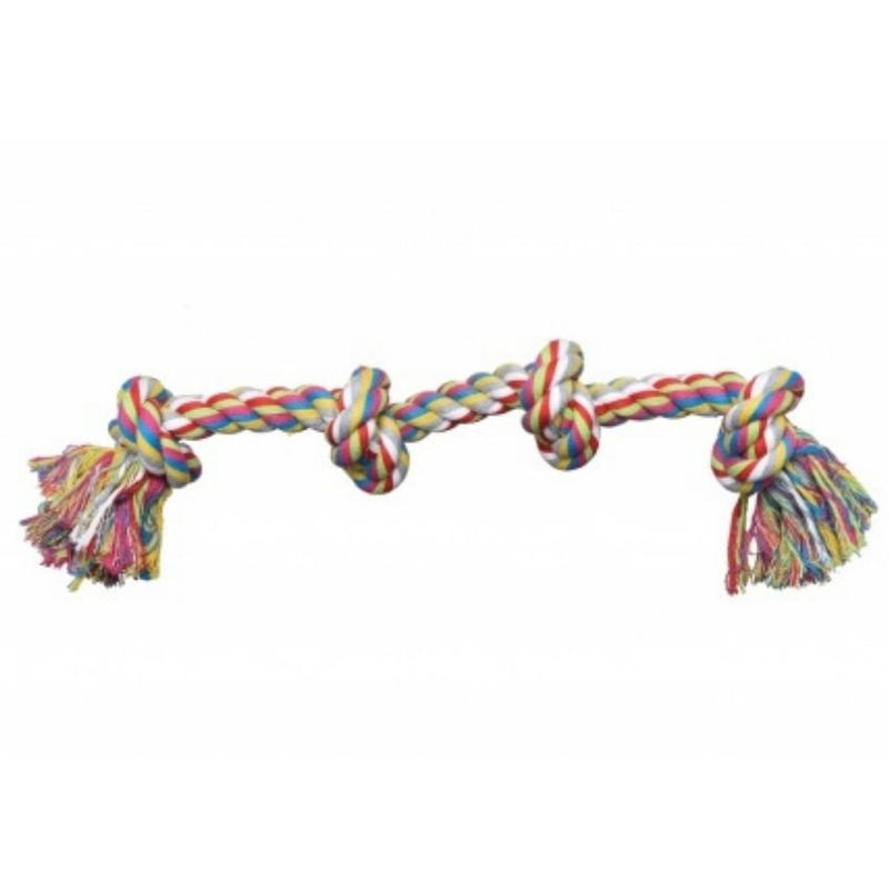 Голямо, цветно въже PET NOVA  – с четири възела 55 см. 55 см.