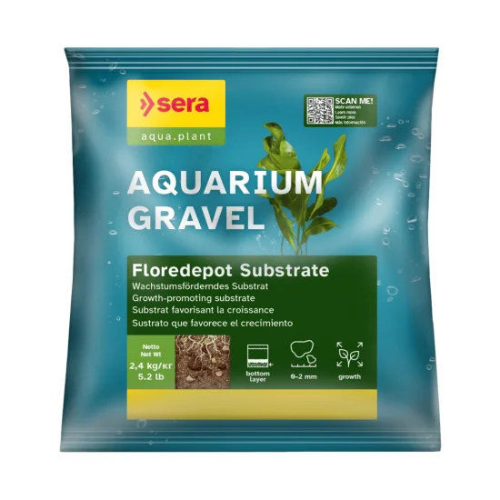 sera Aquarium Gravel Floredepot Substrate  2,4 кг 3
