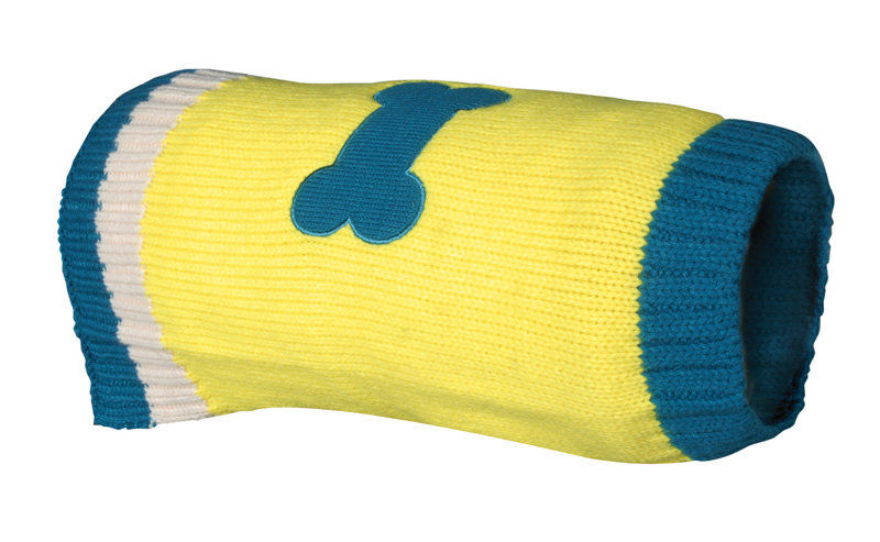 Плетен пуловер за кучета със сърце Record 40 см. 3