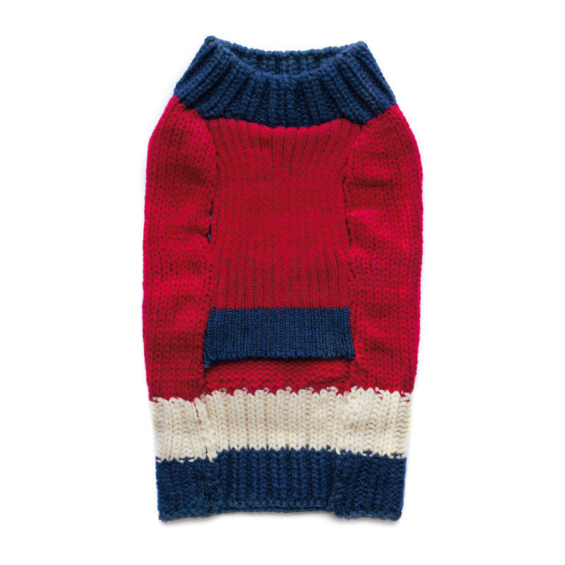 Плетен пуловер за кучета със сърце Record 40 см. 6