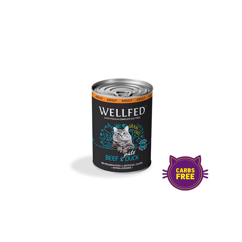 Консерва за котка WELLFED Adult – Beef & Duck  (12months – 7 years) 4