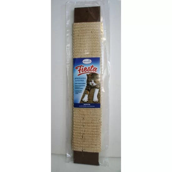 Драскалка Fiesta стандарт 50 х 8см, бяло, с котешка трева