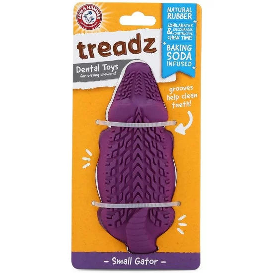 Arm&Hammer Super Treadz Gator Играчка за кучета Крокодил Голям 5