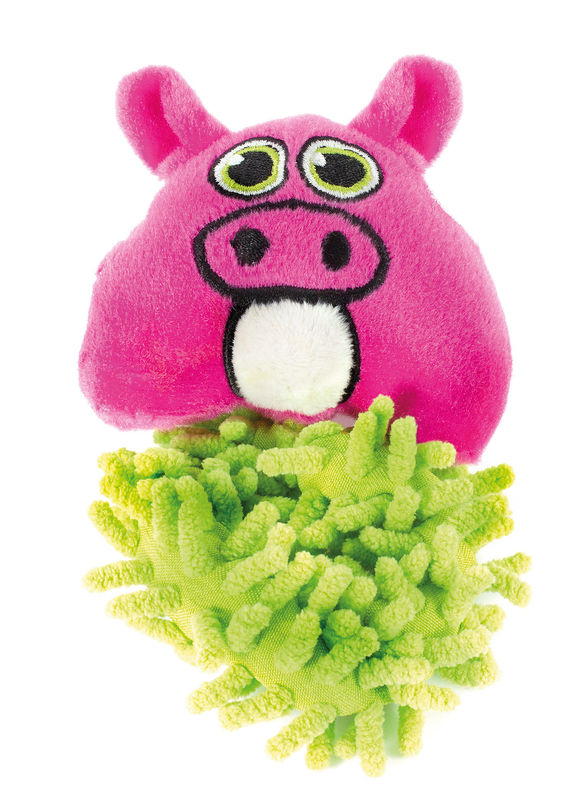 Плаваща, плюшена играчка за кучета със звук прасенце 15 см. Record Funny Face 15 см.