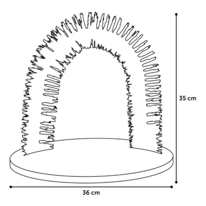 Драскалка за нокти с масажор Flamingo Massage and grooming arch за котки Сив 4