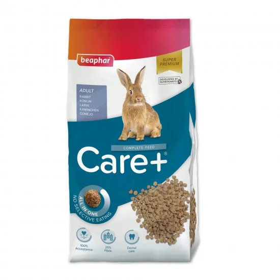 Beaphar CARE+ Rabbit - суперпремиум храна за зайци, 10 кг