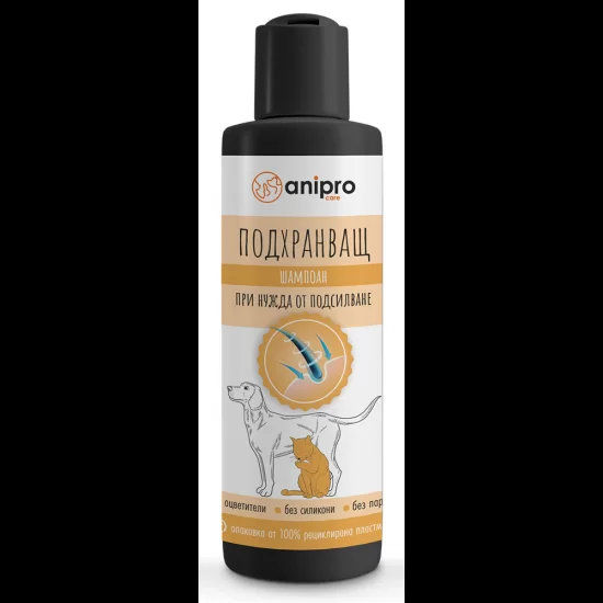 anipro Шампоан за кучета и котки, подхранващ, с протеини 200мл