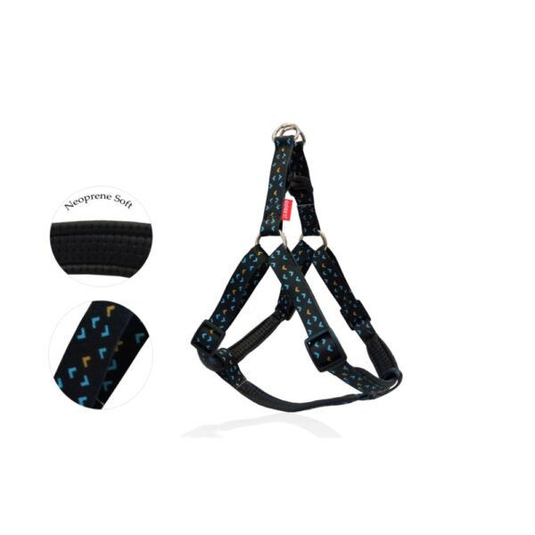 Нагръдник тип А подплатен с неопрен PET INTEREST NEOPRENE NERO