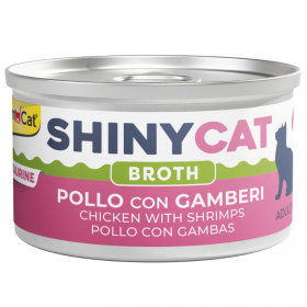 GC SHINYCAT CHICKEN WITH SHRIMPS IN BROTH 70g