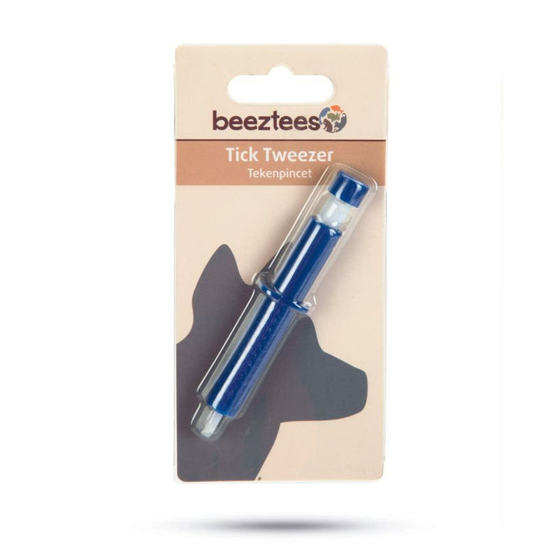 Щипка за премахване на кърлежи Beeztees  Tick tweezer син 2