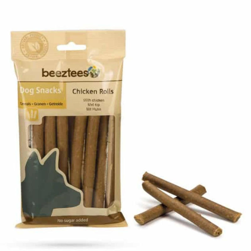 Лакомство за куче пръчици с пилешко- Beeztees Chiken Rolls 0.150 кг.