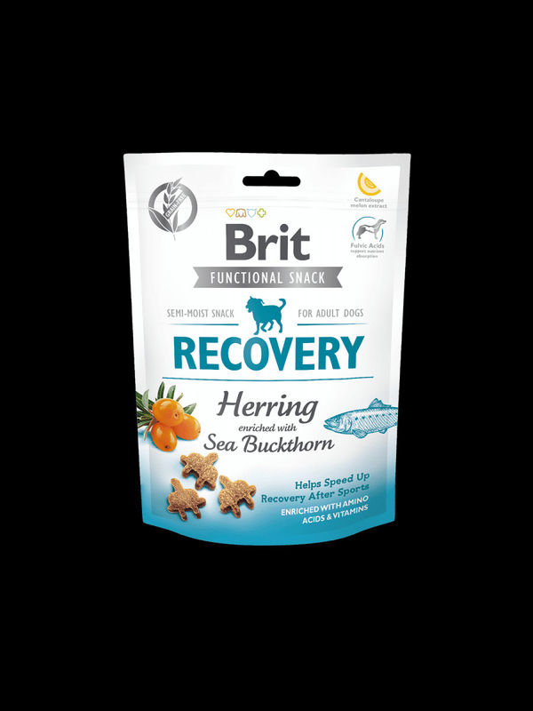 Brit Care Dog Functional Snack Recovery Herring – лакомство за възстановяване с херинга и морски зърнастец 150гр. 0.150 кг.