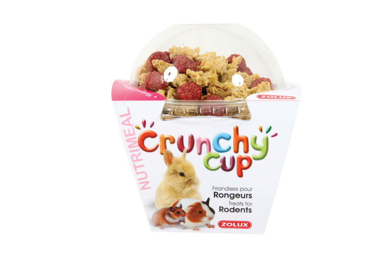 CRUNCHY CUP PL & BEET PELL 130gr – хрупкаво меню за гризачи 130гр Zolux