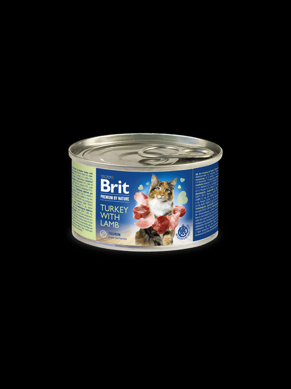 Brit Premium by Nature Turkey with Lamb – пастет за котки пуйка и агнешко. 200гр