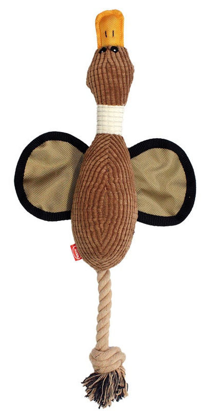 Плюшена играчка пате с въже за дърпане PET NOVA 45 см. 2