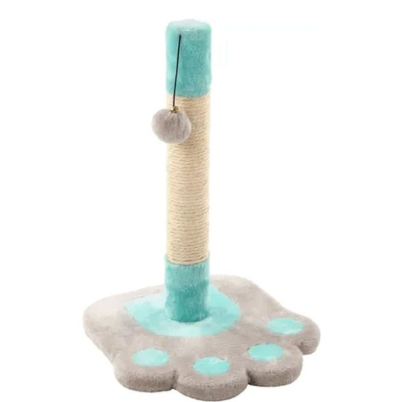 Драскалка във формата на лапа Flamingo Scratching tree Cya 2 за котки, тюркоаз тюркоаз