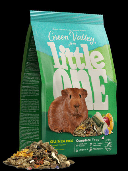 Храна за морски свинчета Little One „Green valley“ Fibrefood for guinea pigs – храна за морски свинчета БЕЗ ЗЪРНО, богата на фибри 750.гр