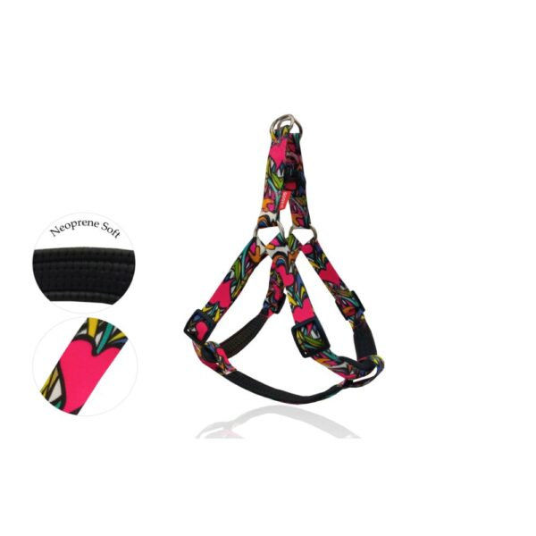 Нагръдник тип А подплатен с неопрен PET INTEREST NEOPRENE Cuori