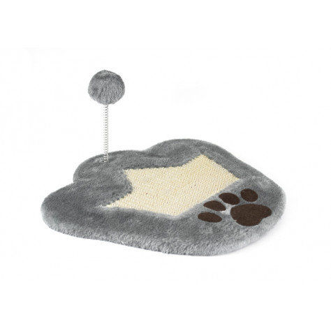 Драскалка за котки килимче с топче –  лапичка  Record 35х35см. 1 бр.