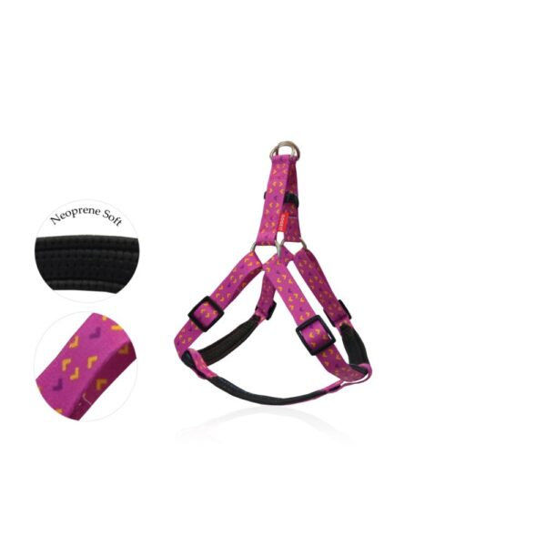 Нагръдник тип А подплатен с неопрен PET INTEREST NEOPRENE ROSO