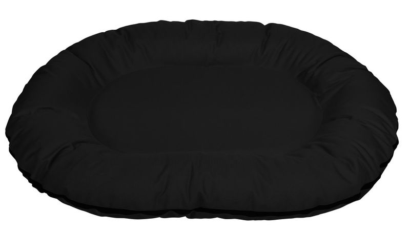 CAZO Oval Bed black – овално кучешко легло от непромокаема материя 60 x 80 x 14 см.