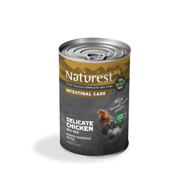 Кучешка консерва грижа за храносмилането NATURESTIntestinal Care with Delicate Chicken and Rice 2