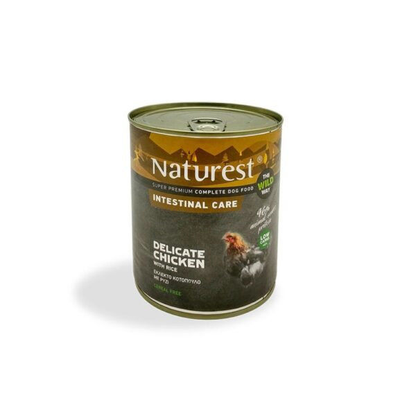 Кучешка консерва грижа за храносмилането NATURESTIntestinal Care with Delicate Chicken and Rice 5