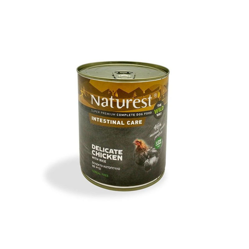 Кучешка консерва грижа за храносмилането NATURESTIntestinal Care with Delicate Chicken and Rice 6