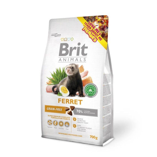 Brit Animals Ferret – Супер премиум пълноценна храна за порчета 0.700 кг.