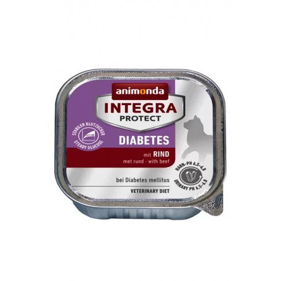 Integra Protect диабет коте 100 г телешко, (16 бр/стек)
