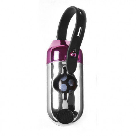 Диспенсър за пликчета 9х4,5см. + ролка с пликчета Черен 2