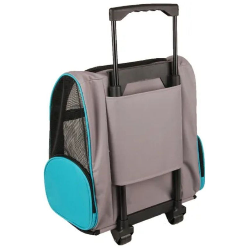 Транспортна количка за кучета и котки, куфар Flamingo TROLLEY TIRZA 38x26x46CM Сив 2