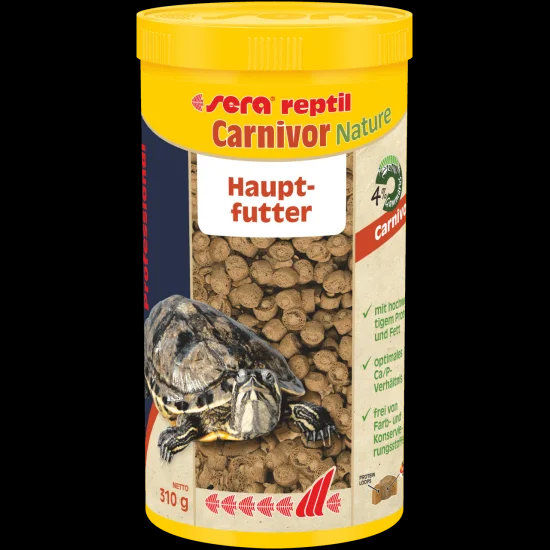 sera Reptil Professional Carnivor Nature 310 г - двукомпонентна храна за месоядни влечуги