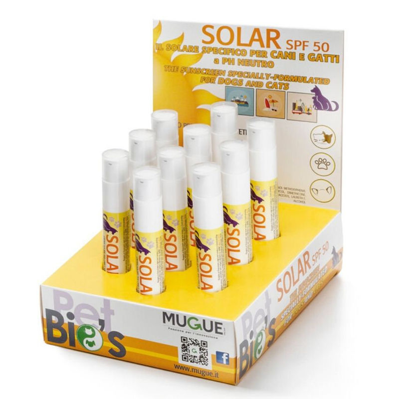 Слънцезащитен лосион Record – Защита с фактор 50 за кучета и котки  10 мл 2