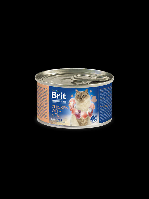 Brit Premium by Nature Chicken with Rice – пастет за котки пиле с ориз. 200гр