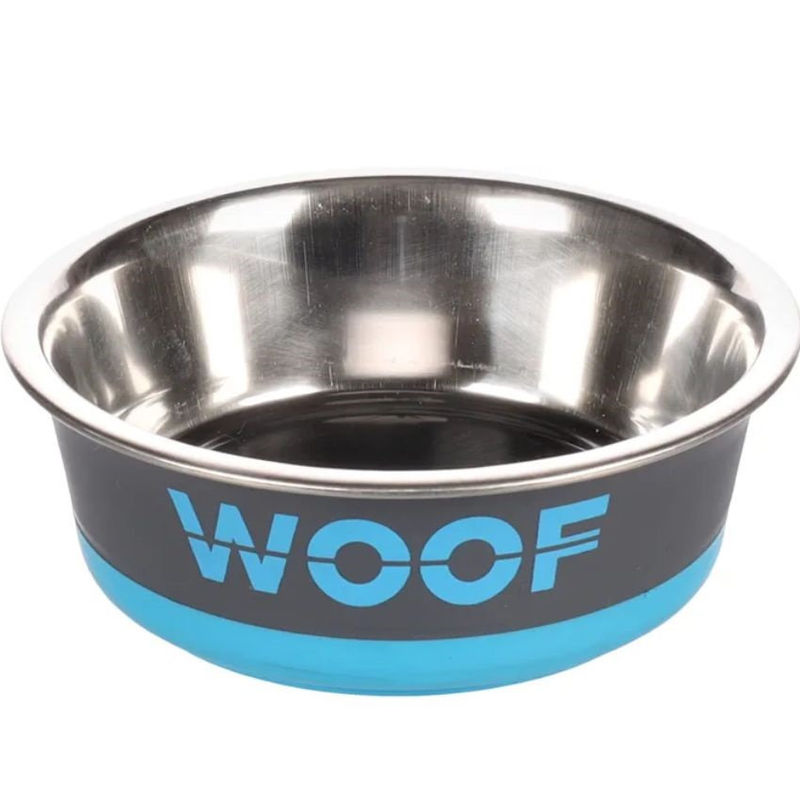 Метална купа за кучета Flamingo BOWL WOOF  400ML 14 см 400мл. 2
